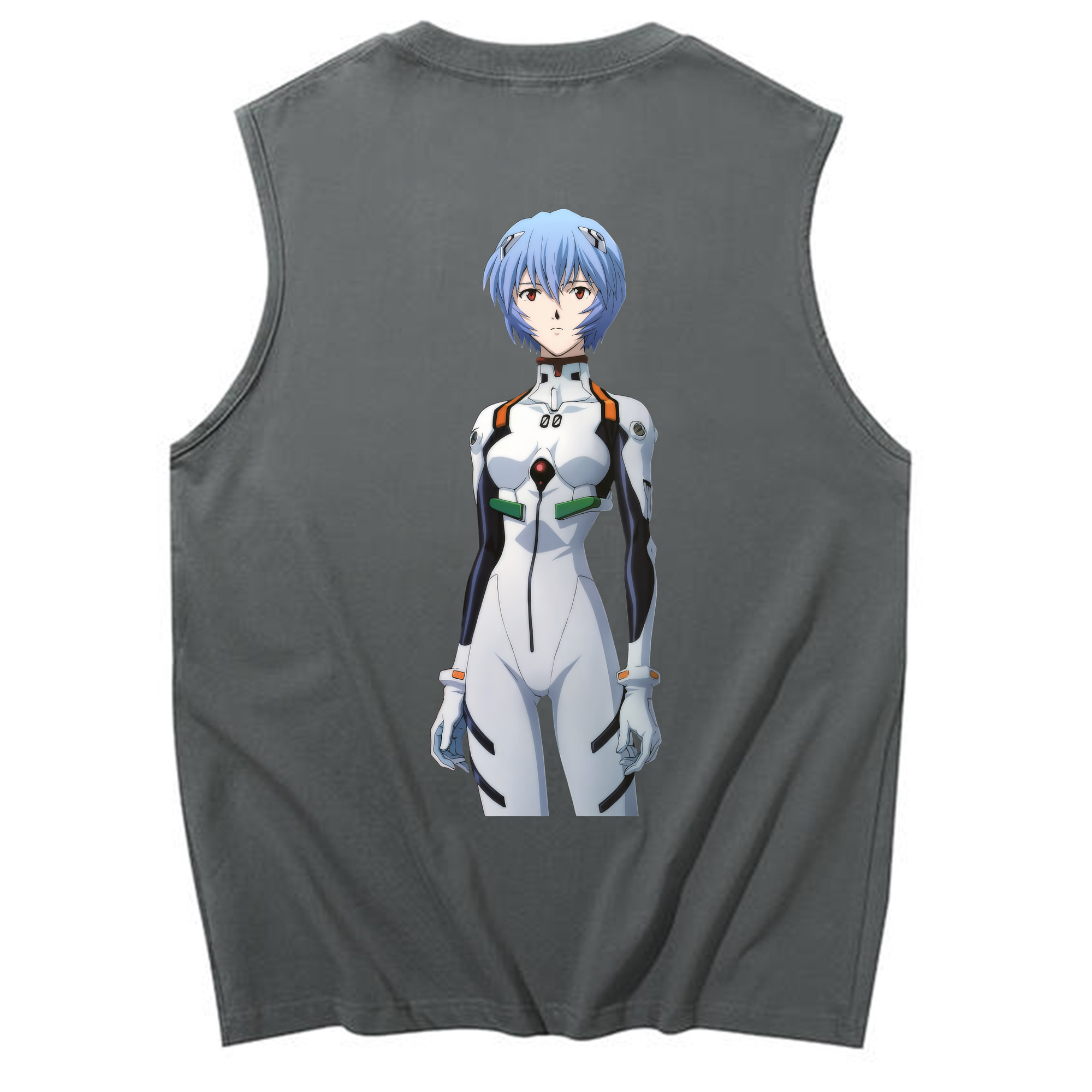 （画像用） EVA 新世紀エヴァンゲリオン コットン100％タンクトップ（背面プリント）
